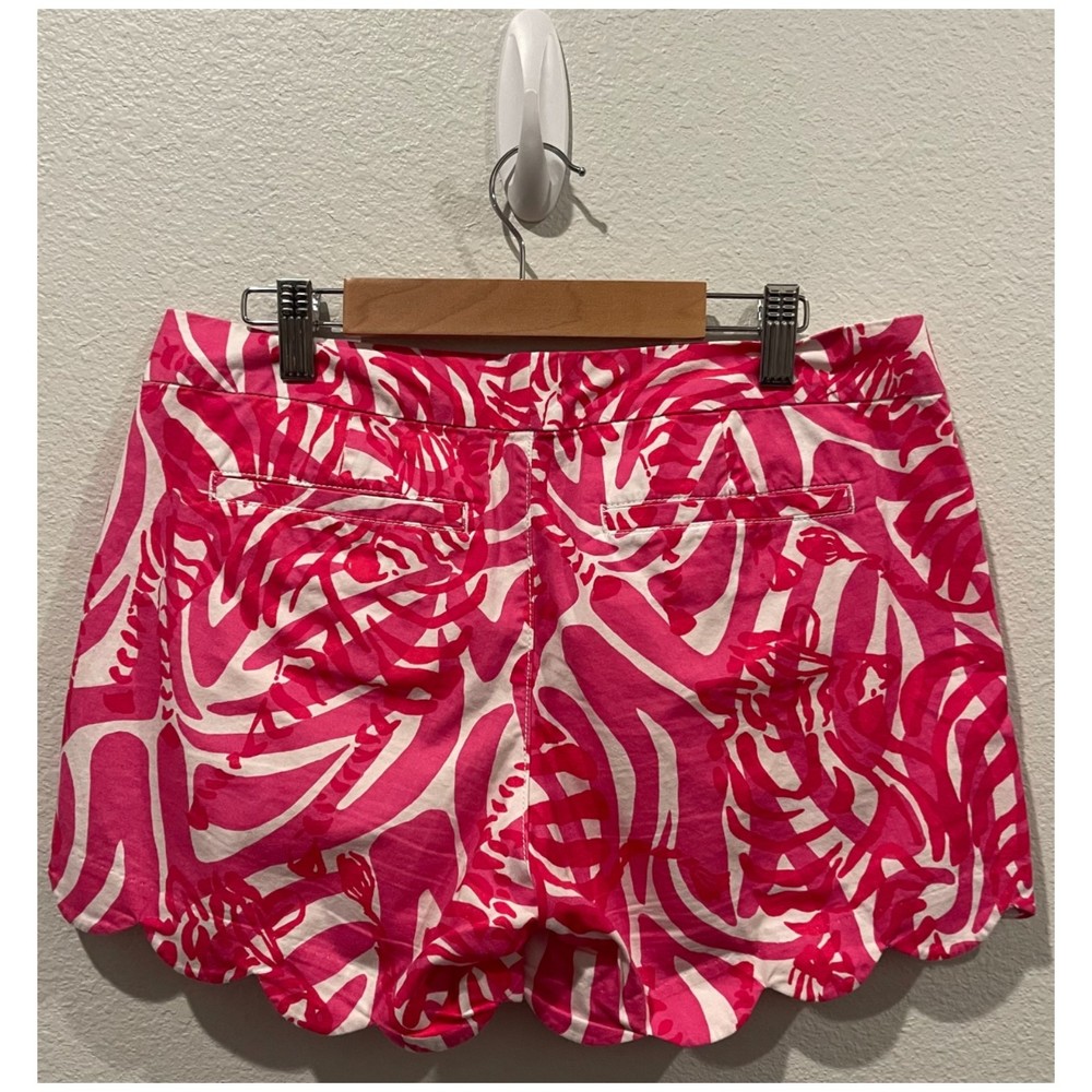 LILLY PULITZER The Buttercup White Pink Pockets Shorts - Picture 6 of 7